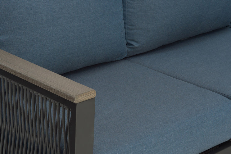 Cyprus Denim 4-Piece Sectional